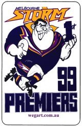 Melbourne Storm 1999 WEG premiership fridge magnet